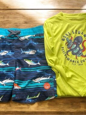 ZeroXposur Swim shorts + Rashguard